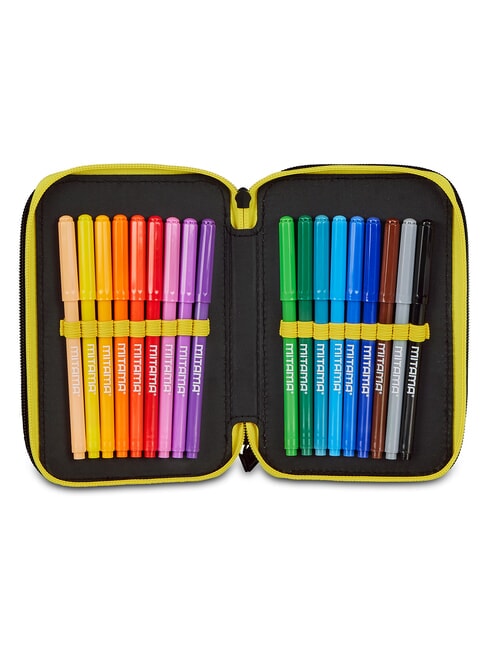 LUPETTO SCHOOL Penar cu trusă școlară roșu romă - Penare și accesorii
