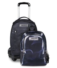 SEVEN SHADOWS OF COLOR Rucsac cu troler gri neutru - Rucsacuri cu role - 2