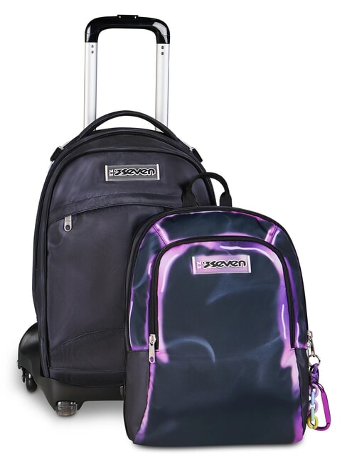 SHADOWS OF COLOR Rucsac cu troler violet deschis - Rucsacuri cu role