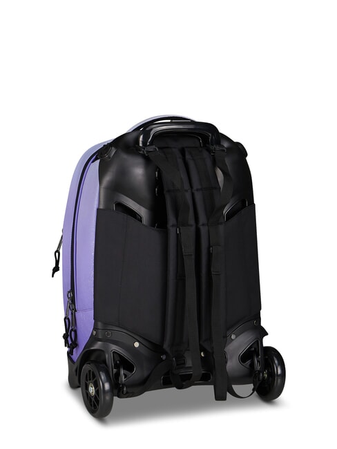FANTASY Rucsac detașabil cu 2 roți dalie violetă - Rucsacuri cu role