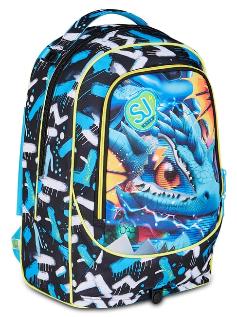 METAL DRAGON BOY Rucsac tip trolei, detașabil turcoaz albastru - Rucsacuri cu role