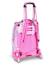 SJGANG HEART BUDDY GIRL Rucsac cu troler, detașabil păpușă roz - Rucsacuri cu role - 3