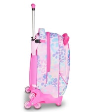 SJGANG HEART BUDDY GIRL Rucsac cu troler, detașabil păpușă roz - Rucsacuri cu role - 5