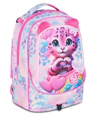 SJGANG HEART BUDDY GIRL Rucsac cu troler, detașabil păpușă roz - Rucsacuri cu role - 6