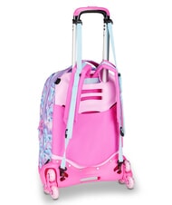 SJGANG GLOW LED UNICORN GIRL Rucsac tip troler 3 &icirc;n 1 liliac moale - Rucsacuri cu role - 3