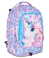 SJGANG GLOW LED UNICORN GIRL Rucsac tip troler 3 &icirc;n 1 liliac moale - Rucsacuri cu role - 6