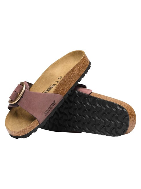 MADRID BIG BUCKLE Sandale din piele piper - Pantofi femei