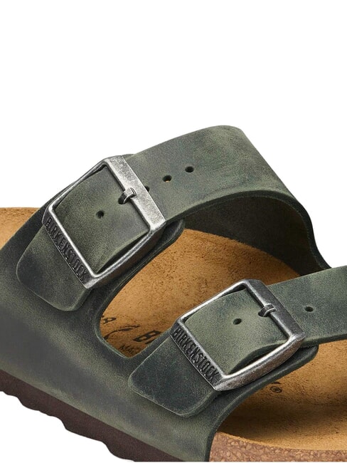 ARIZONA Sandale din piele unsă cimbru - Pantofi bărbați