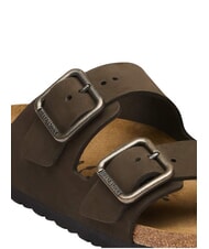 BIRKENSTOCK ARIZONA WB Sandale din piele mocca - Pantofi bărbați - 5