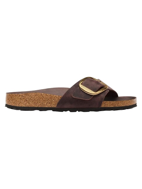 MADRID BIG BUCKLE HEX Sandale din piele habana - Pantofi femei
