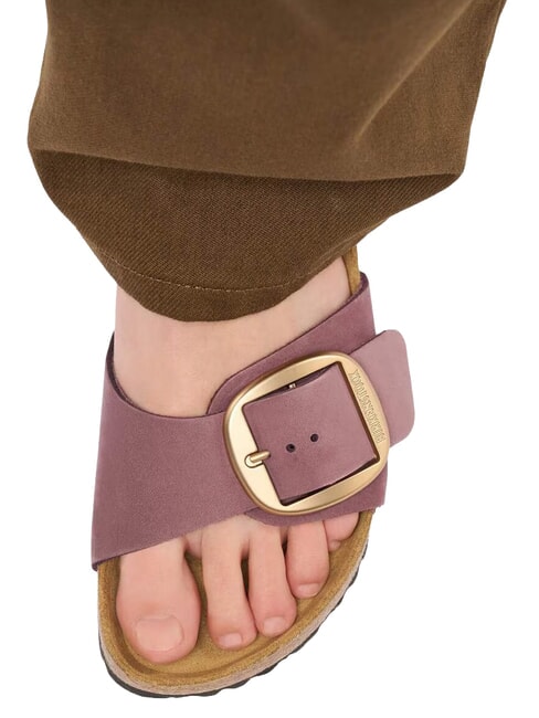 MADRID BIG BUCKLE Sandale din piele piper - Pantofi femei