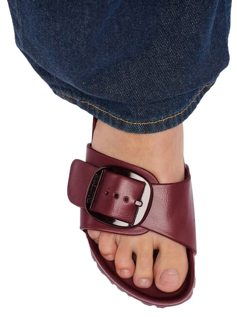 MADRID BIG BUCKLE EVA Papuci de cauciuc zifandel - Pantofi femei