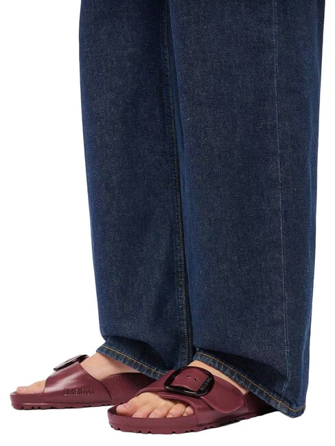 MADRID BIG BUCKLE EVA Papuci de cauciuc zifandel - Pantofi femei