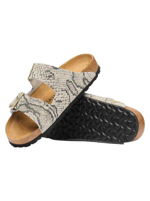 ARIZONA Sandale din piele stridie șarpe - Pantofi femei