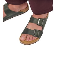BIRKENSTOCK ARIZONA Sandale din piele unsă cimbru - Pantofi bărbați - 6