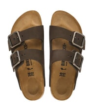 BIRKENSTOCK ARIZONA WB Sandale din piele mocca - Pantofi bărbați - 3