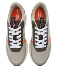 U.S. POLO ASSN. SETH Adidași multicolori bej-maro - Pantofi bărbați - 4