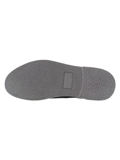 MUST Ghete din piele &icirc;ntoarsă BLK - Pantofi bărbați