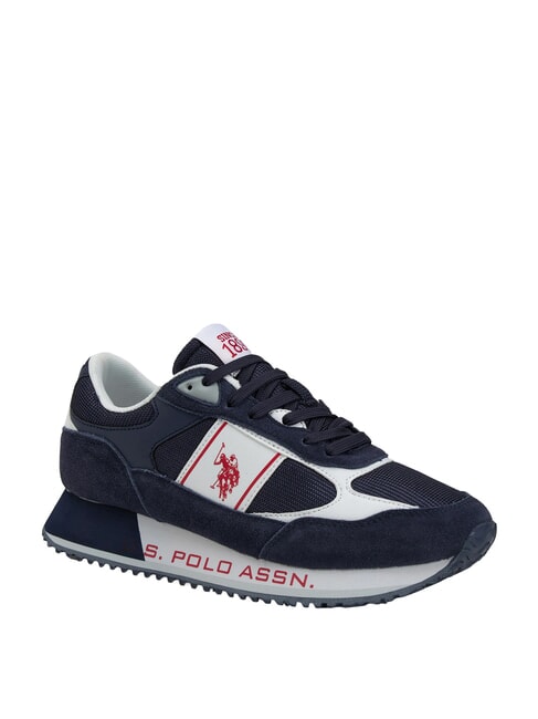 CLEEF Adidași cu logo aster-alb - Pantofi bărbați