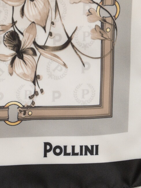 FIORI2 Eşarfă flori negre2 - Eșarfe