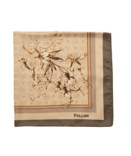 POLLINI FIORI2 Eşarfă flori maro2 - Eșarfe - 4