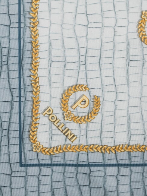 CROCO LOGO Eşarfă crocus albastru - Eșarfe