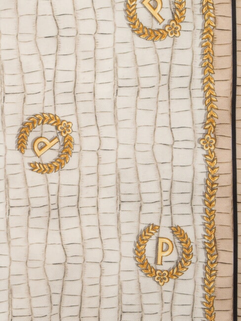 CROCO LOGO Eşarfă crocus negru - Eșarfe