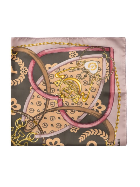 HEARTS TWILL Eșarfă lanț roz - Eșarfe