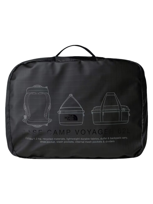 BASE CAMP VOYAGER Geanta rucsac 62L tnf negru/gri asfalt - Genți de voiaj