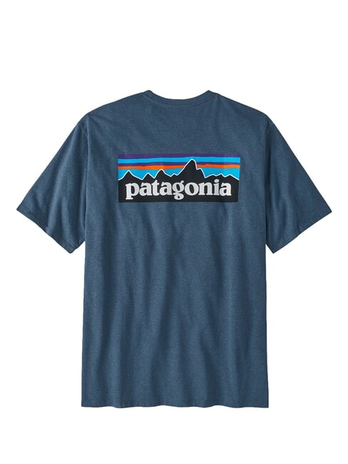 P-6 LOGO Tricou cu m&acirc;necă scurtă albastru glaciar - tricou