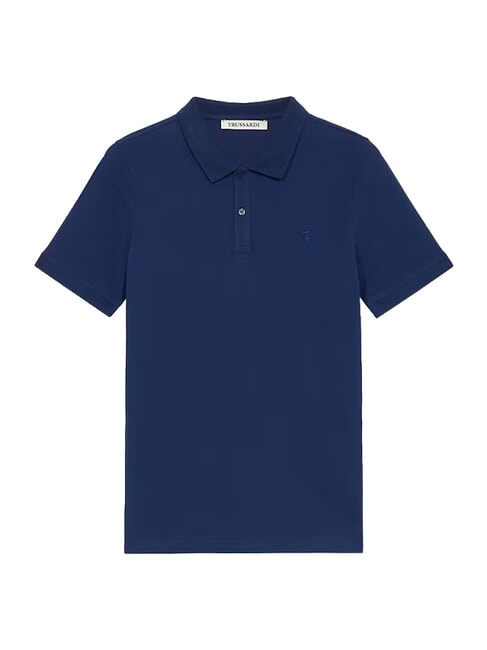 SLIM PIQUET Tricou polo cu m&acirc;necă scurtă Albastru marin - maiou Polo