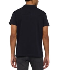 TRUSSARDI REGULAR Tricou polo din bumbac Albastru marin - maiou Polo - 2