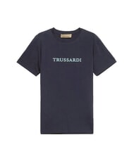 TRUSSARDI SLIM LOGO Tricou cu m&acirc;necă scurtă Albastru marin - tricou - 3