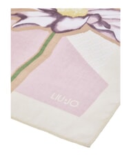 LIUJO FLOWER Eșarfă bloc cremă albă - Eșarfe - 3