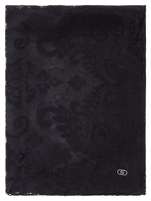 PIZZO Eșarfă imprimată BLACK - Eșarfe