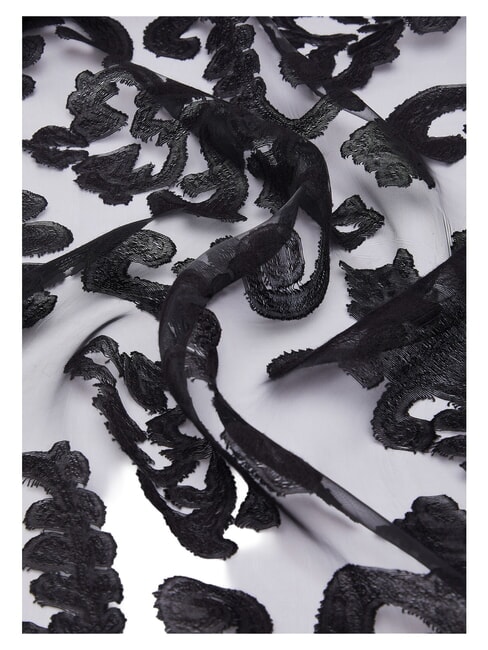 PIZZO Eșarfă imprimată BLACK - Eșarfe
