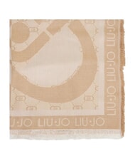 LIUJO LOGO Eșarfă jacquard nisip - Eșarfe - 3