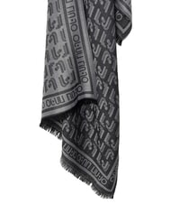 LIUJO LOGO Eşarfă BLACK - Eșarfe - 3