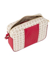 POLLINI HERITAGE Geantă de umăr mini fildeș roșu - Genți femei - 4