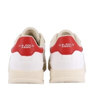 U.S. POLO ASSN. CAMPY Adidași alb-roșu - Pantofi bărbați - 3