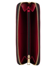 POLLINI HERITAGE Portofel mare cu fermoar negru roșu - Portofele femei - 3