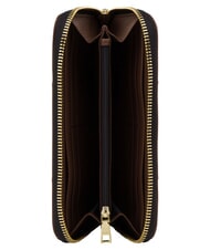POLLINI HERITAGE Portofel mare cu fermoar negru maro - Portofele femei - 3