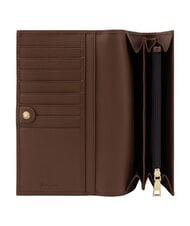POLLINI HERITAGE Portofel mare cu suport pentru carduri negru maro - Portofele femei - 3