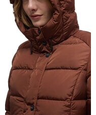 REFRIGIWEAR LADY LONG HUNTER Jachetă lungă cu puf cafea - Jachete de puf pentru femei - 3