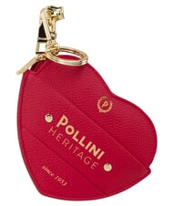 POLLINI HERITAGE Rucsac cu buzunar frontal și breloc fildeș roșu - Genți femei - 5