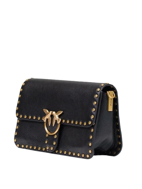 LOVE ONE SLOUCHY Geantă de umăr mini aur negru-vechi - Genți femei