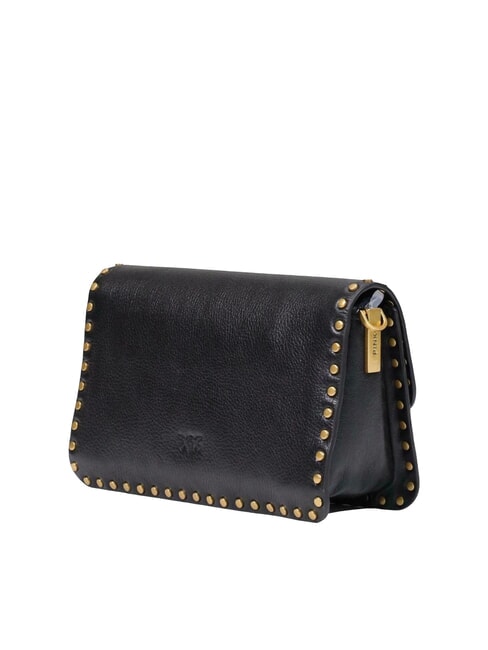 LOVE ONE SLOUCHY Geantă de umăr mini aur negru-vechi - Genți femei
