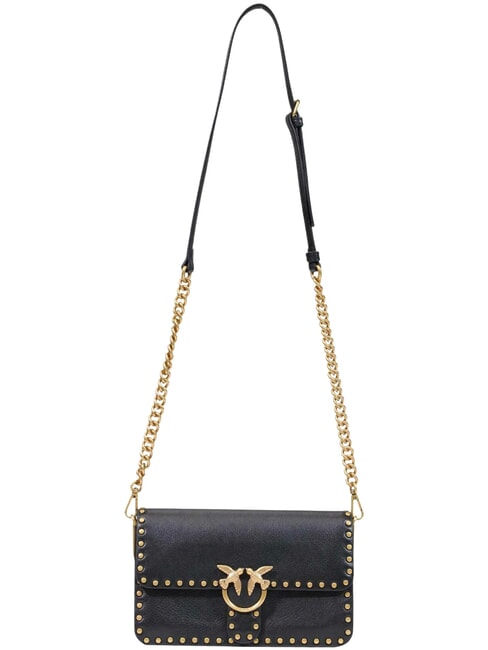 LOVE ONE SLOUCHY Geantă de umăr mini aur negru-vechi - Genți femei