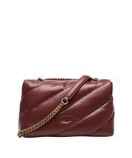 PINKO CLASSIC LOVE PUFF Geanta din piele Nappa coacăze intense - aur antic - Genți femei - 2