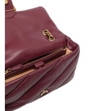 PINKO CLASSIC LOVE PUFF Geanta din piele Nappa coacăze intense - aur antic - Genți femei - 4